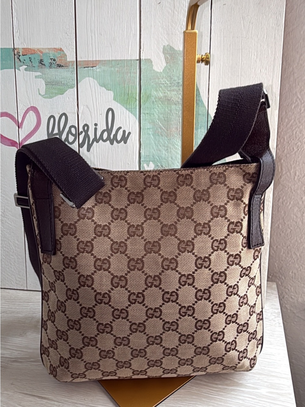 Gucci GG Canvas Messenger Crossbody 122793 467891 Entrupy Authenticated - Picture 5 of 11